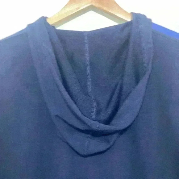 SPLENDID METALLIC STRIPED DOLMAN SLEEVE HOODED JACKET NEW - Picture 5 of 8